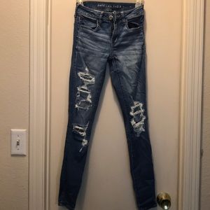 American Eagle ripped jegging